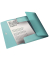 Gummizugmappe Colour`Breeze 626222, A4 blau Polypropylen (PP) -, f&uuml;r ca. 150 Blatt  (80 g/m&sup2;), mit 3 Einschlagklappen